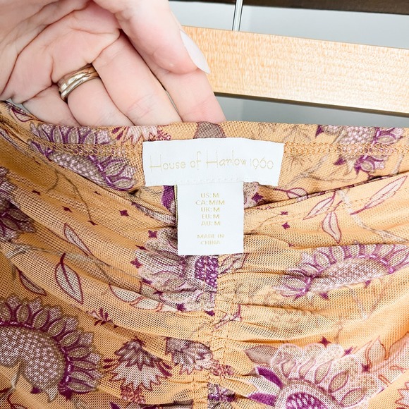 House of Harlow 1960 2 Piece Mesh Skirt Set - Picture 9 of 12